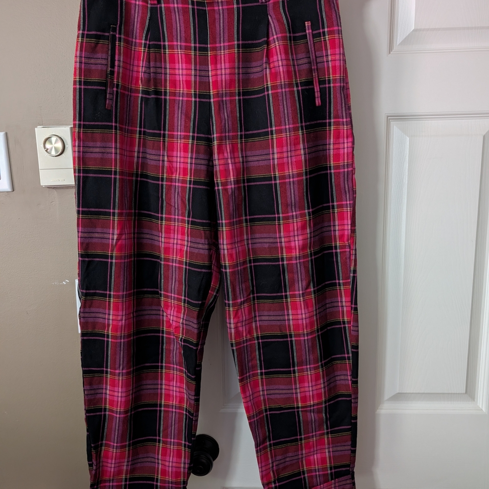 Topshop Black and Red Joggers Comfortable Sweatpants